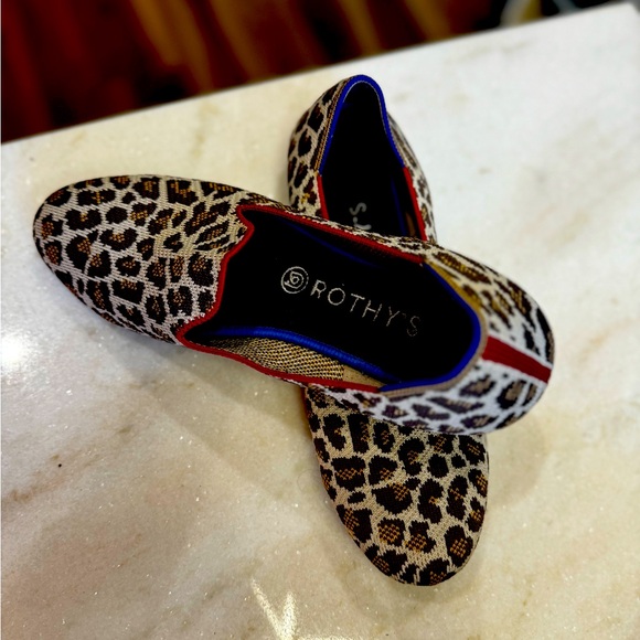 Rothy's Shoes - Rothy’s EUC leopard print slip on loafer